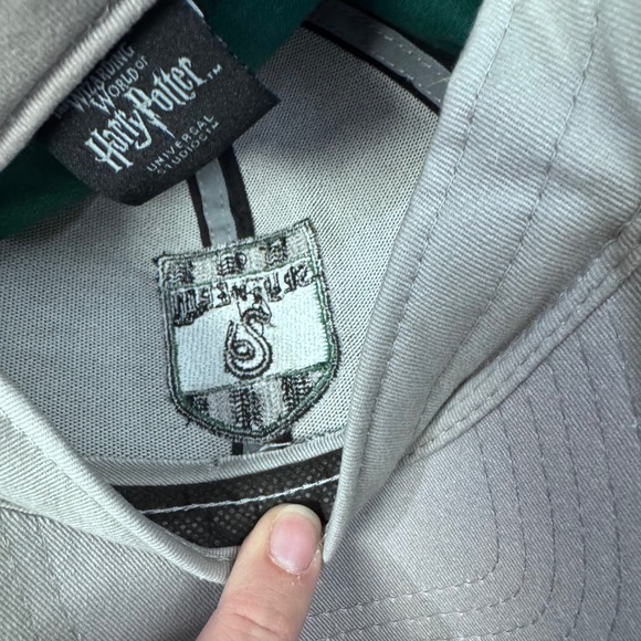 Wizarding World Harry Potter Slytherin Green Baseball Cap Universal Studios - Picture 7 of 9